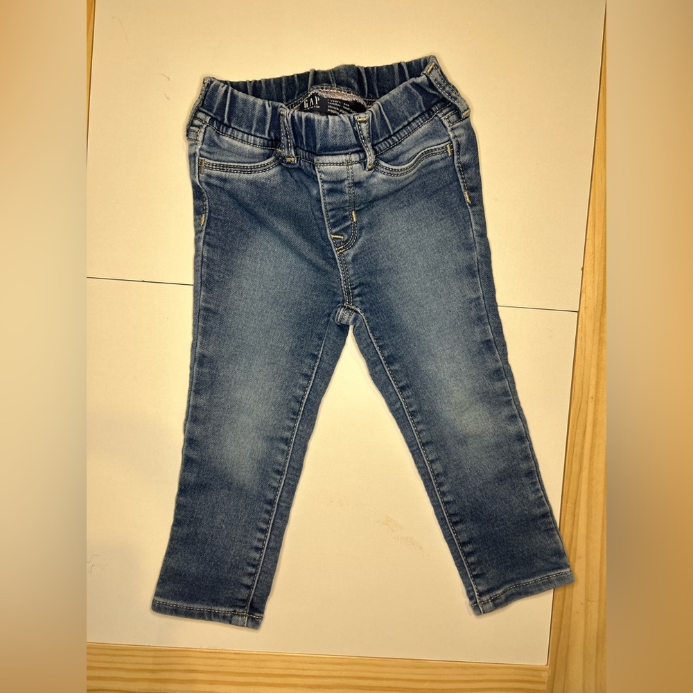 5 for $30 GAP Stretch Jeggings Kids Classic Bue
